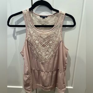 Lace Pink Tank